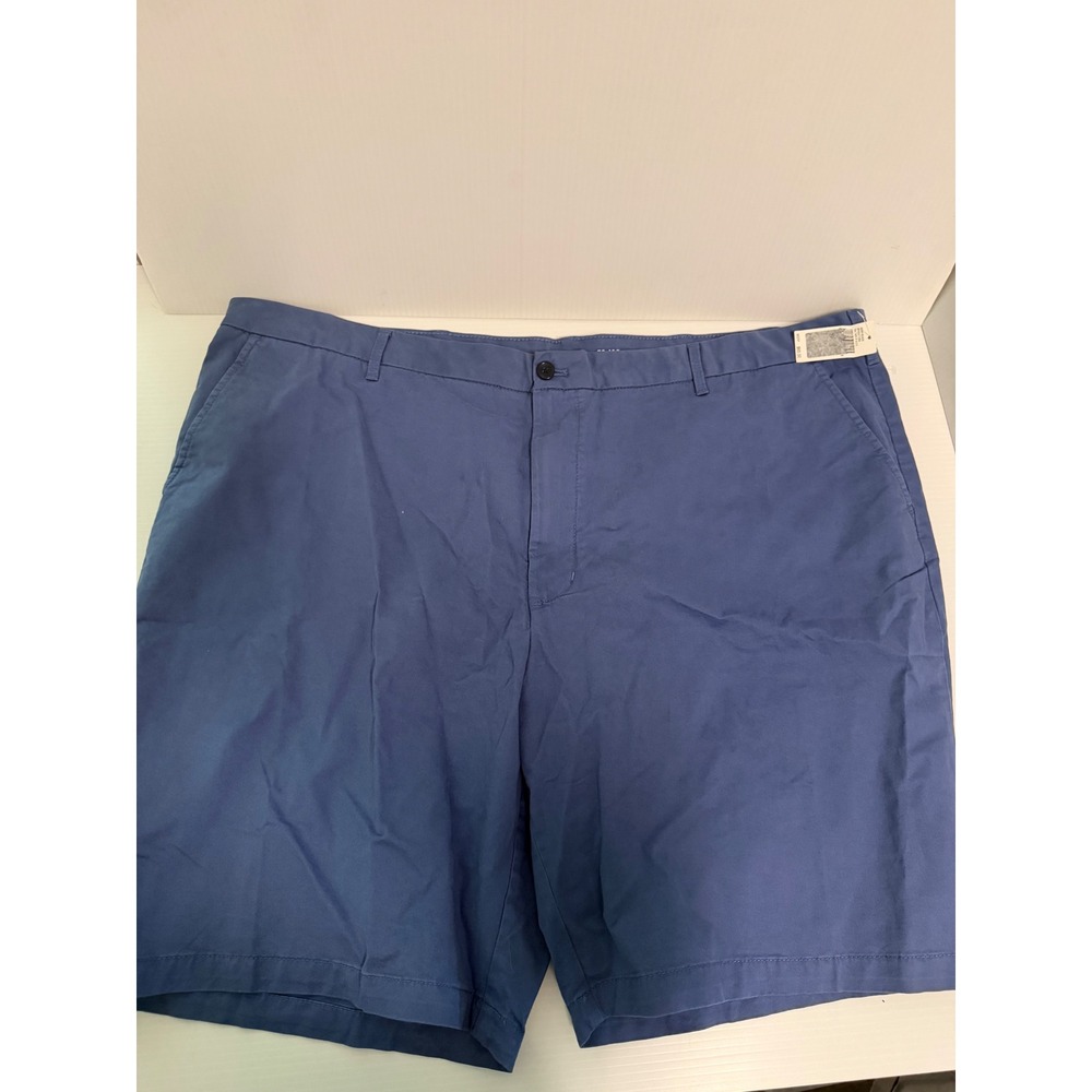IZOD Saltwater Stretch Shorts Mens 50 Blue Relaxed Classic Big & Tall 450H162420